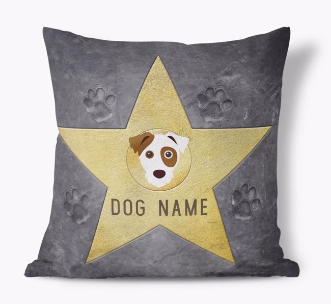 Star of Fame: Personalized {breedFullName} Soft Touch Pillow